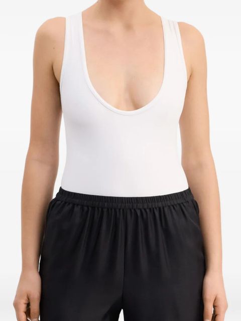 LouLou de Saison scoop-neck swimsuit - White