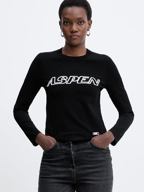 MICHAEL Michael Kors sweter damski kolor czarny lekki MF561CK33D - zdjęcie produktu nr 1