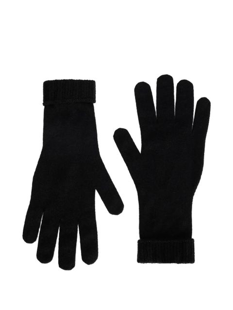Dolce & Gabbana ribbed-cuff gloves - Black - zdjęcie produktu nr 1