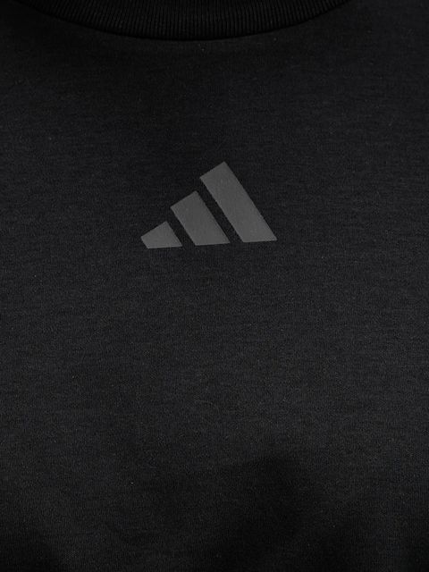 adidas t-shirt bawełniany City Escape Loose damski kolor czarny JV7112