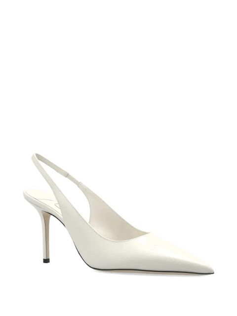 Jimmy Choo Love pointed slingback pumps - White - zdjęcie produktu nr 2