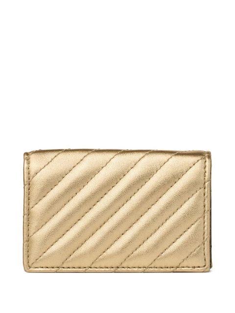 Jimmy Choo Curve Nello quilted wallet - Gold - zdjęcie produktu nr 2