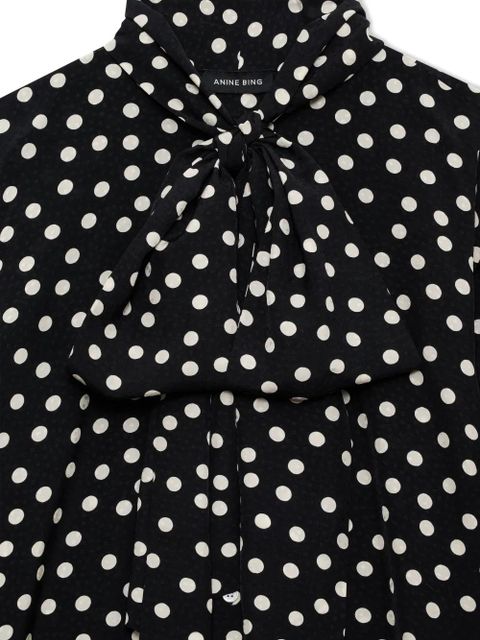 ANINE BING Ruby blouse - Black