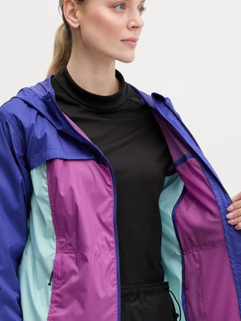 Columbia kurtka outdoorowa Crested Canyon Windbreaker kolor niebieski 2116481