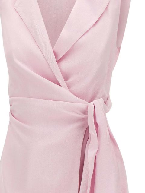 Faithfull the Brand Jagger notched lapel tie vest - Pink