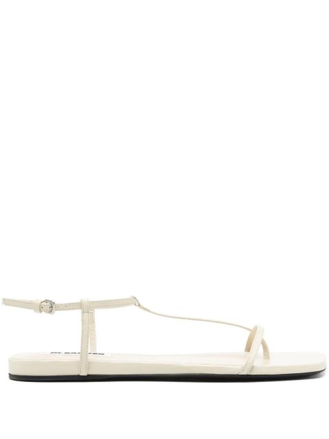 Jil Sander square-toe thong sandals - White - zdjęcie produktu nr 1