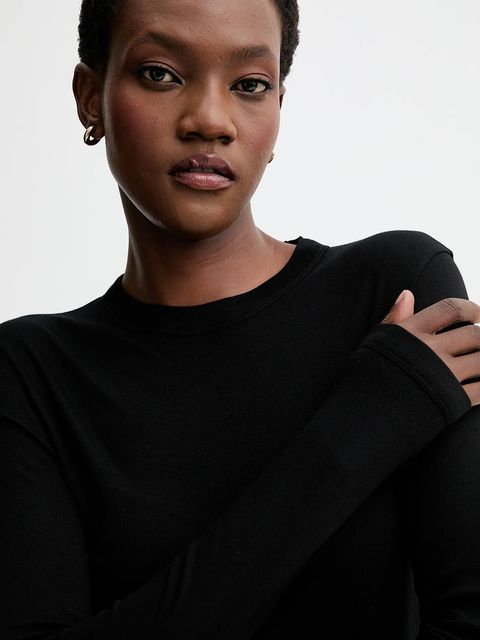 Filippa K longsleeve kolor czarny 32045