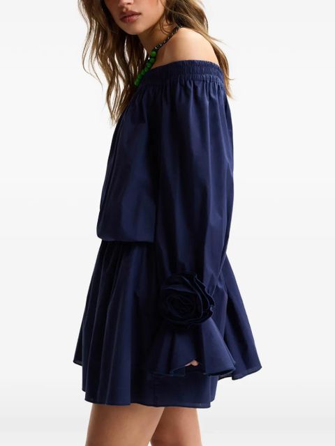 Essentiel Antwerp rosette-embellished mini dress - Blue