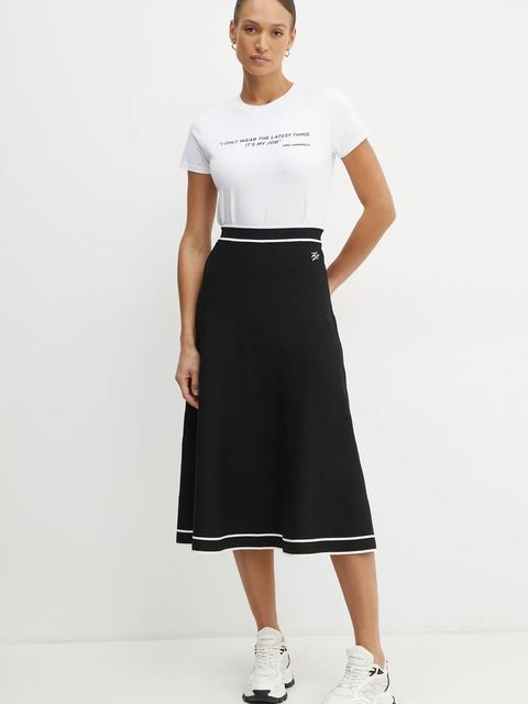 Karl Lagerfeld t-shirt bawełniany - zdjęcie produktu nr 1