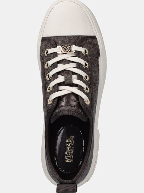 MICHAEL Michael Kors tenisówki Evy Lace Up kolor brązowy 43F5EYFS1B.200