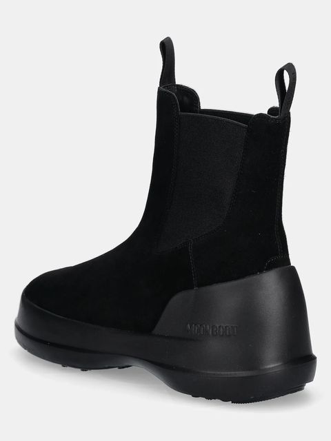 Moon Boot śniegowce zamszowe MB LUNA CHELSEA SUEDE