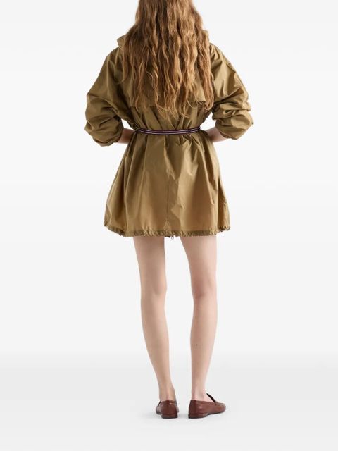 Prada lightweight Re-Nylon raincoat - Brown