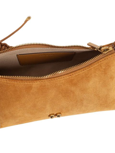 Cult Gaia OSA braided-handle suede shoulder bag - Orange