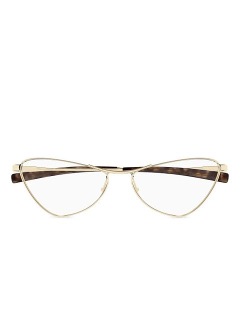 Saint Laurent Eyewear cat-eye glasses - Gold - zdjęcie produktu nr 1