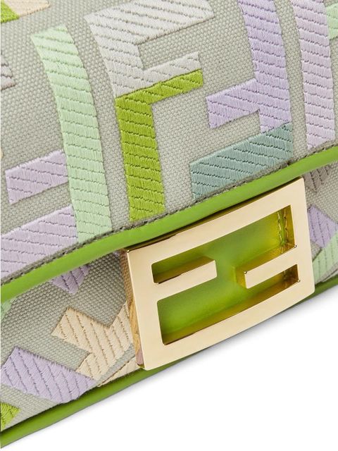 FENDI mini Baguette® tote bag - Green