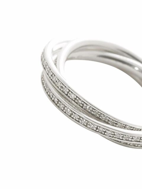 Monica Vinader sterling silver diamond wedding ring