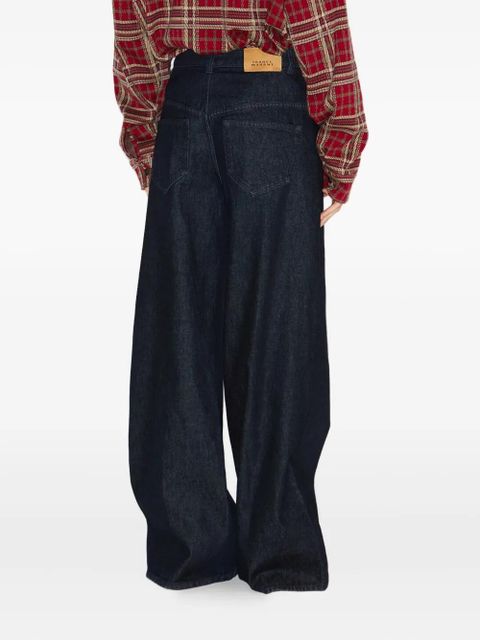ISABEL MARANT Lemony wide-leg trousers - Blue