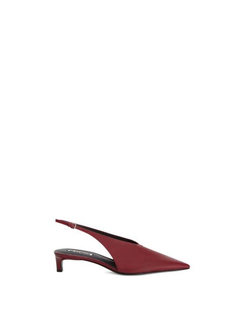 Jil Sander leather pumps - Red