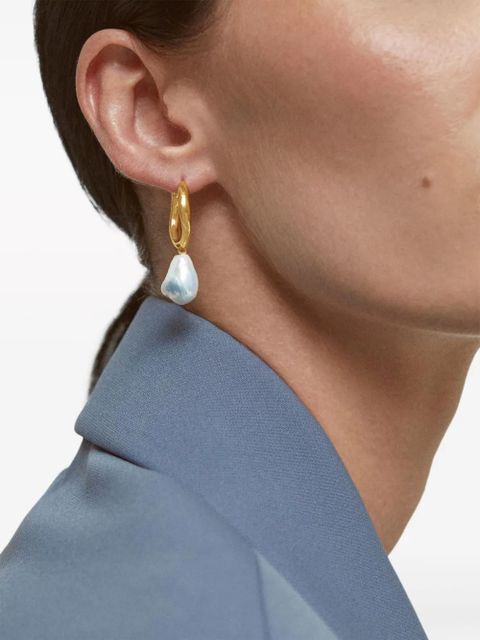 Monica Vinader 18kt gold vermeil Nura Reef hoop earrings