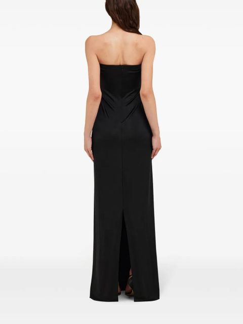 Ferragamo strapless maxi dress - Black