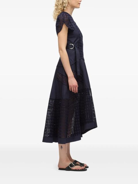 3.1 Phillip Lim broderie anglaise tulip dress - Blue