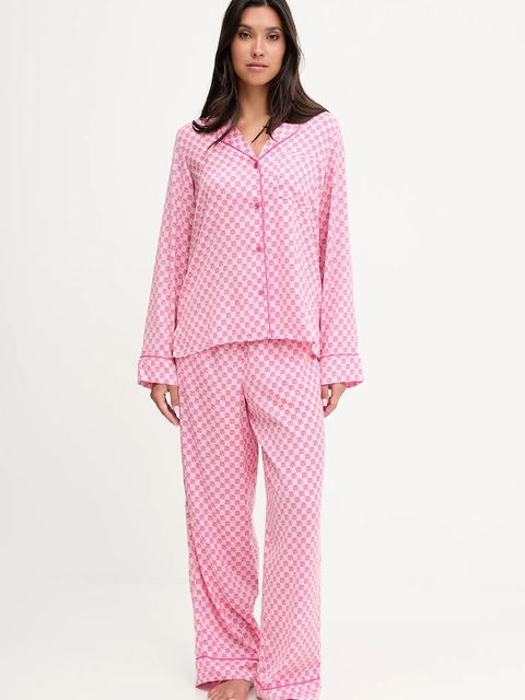 Dkny piżama damska kolor różowy YI80061 - zdjęcie produktu nr 1