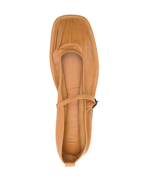 Hereu Dansa pleated slippers - Brown - zdjęcie produktu nr 2