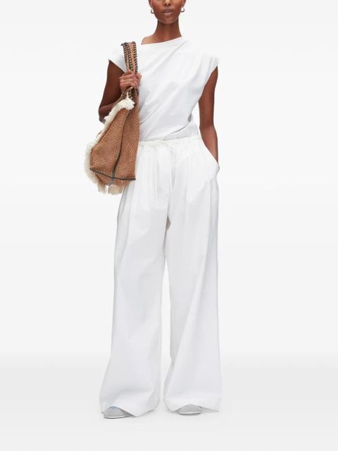 3.1 Phillip Lim drawstring wide-leg trousers - White - zdjęcie produktu nr 2