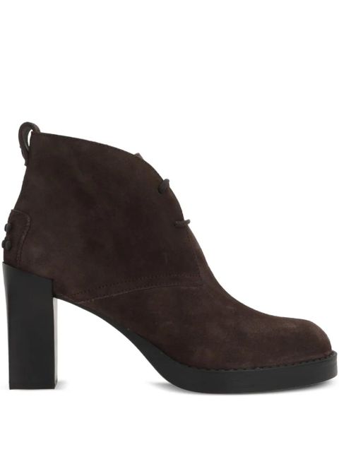 Tod's 80mm Chukkah lace-up boots - Brown - zdjęcie produktu nr 1