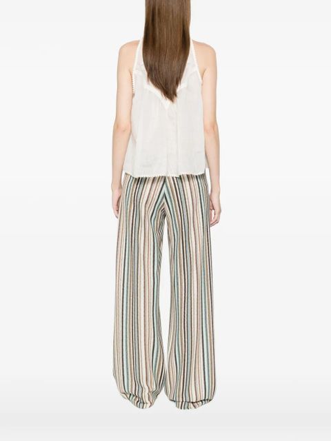 TWINSET sleeveless round-neck blouse - Neutrals