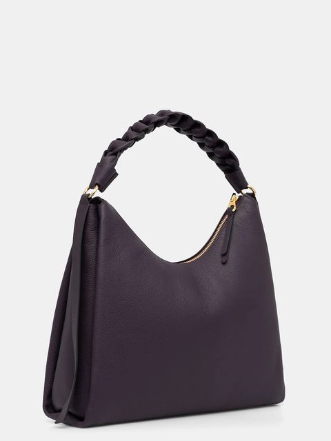 Coccinelle torebka skórzana kolor fioletowy E1 M50 13 02 01 - zdjęcie produktu nr 2