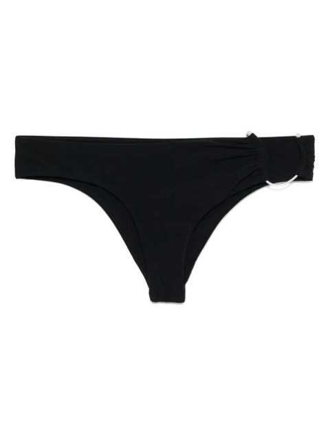 Christopher Esber ruched crescent side brief - Black - zdjęcie produktu nr 1