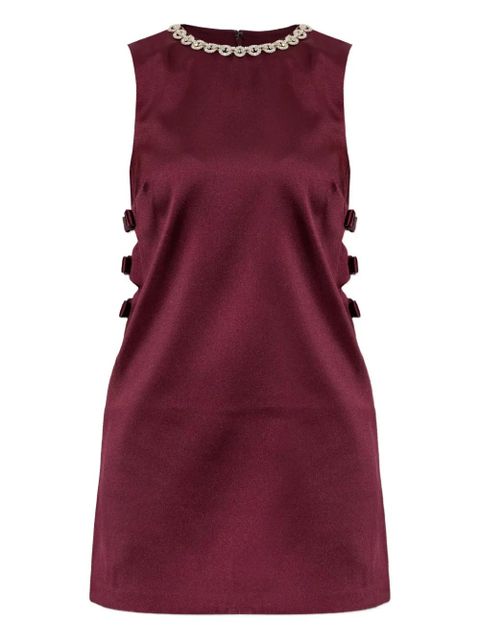 Self-Portrait cut-out mini dress - Red - zdjęcie produktu nr 1