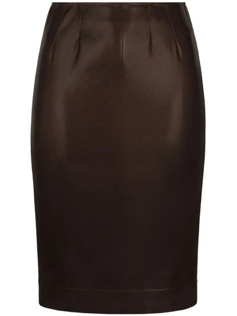 Dolce & Gabbana high-waisted midi pencil-skirt - Brown - zdjęcie produktu nr 1