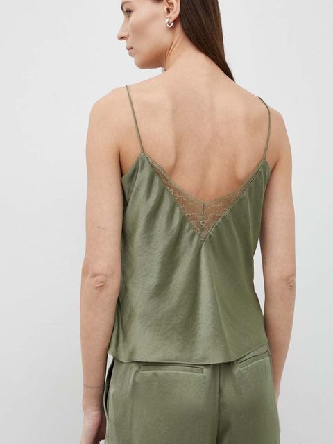 BA&SH top CLARISSE damski kolor beżowy gładka 1E24CLAR