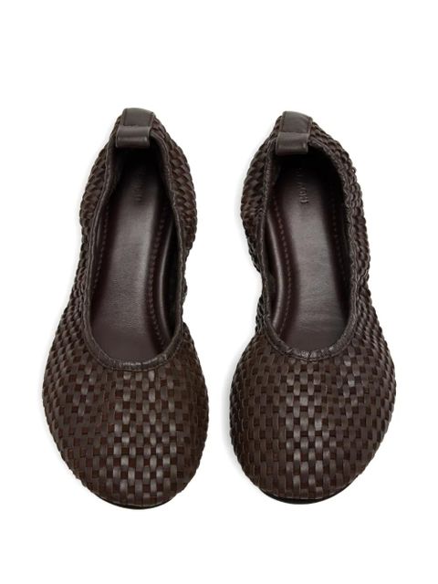 St. Agni lattice-weave ballet flats - Brown - zdjęcie produktu nr 2