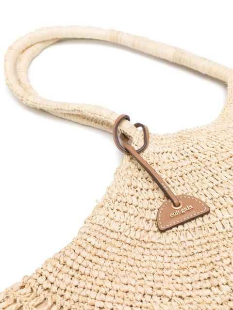 Cult Gaia Lucia raffia-design tote bag - Neutrals