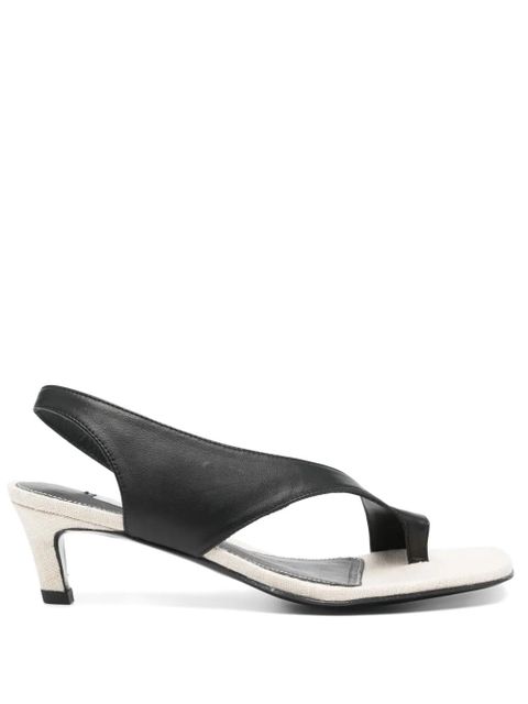 TOTEME 45mm leather sandals - Black - zdjęcie produktu nr 1