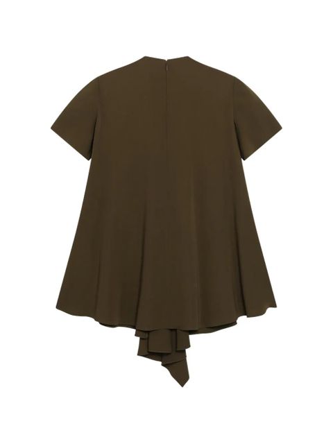 LOEWE draped trapeze mini dress - Green - zdjęcie produktu nr 2
