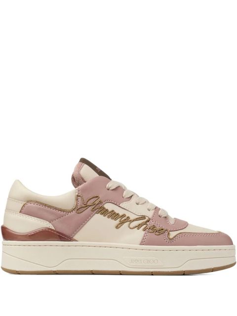 Jimmy Choo Florent/F embroidered sneakers - Neutrals - zdjęcie produktu nr 1