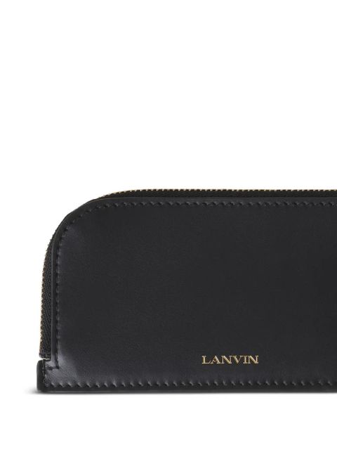 Lanvin zip-around leather wallet - Black