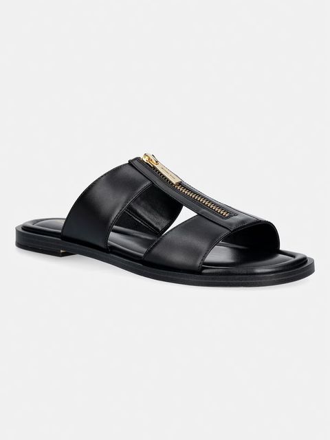 MICHAEL Michael Kors klapki na płaskim obcasie damskie skórzane Berkley Flat Sandal - zdjęcie produktu nr 1