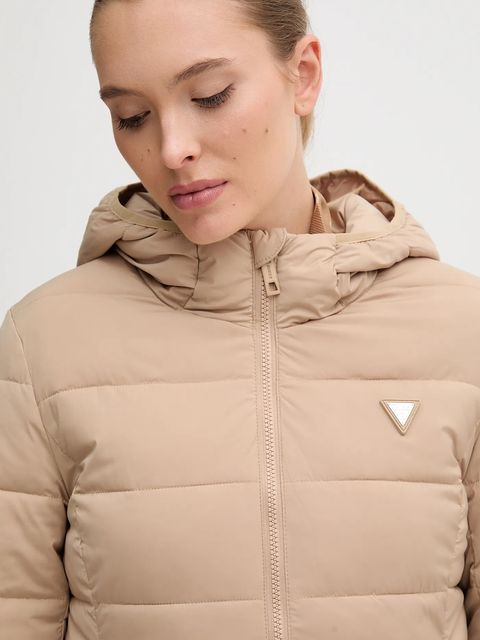 Guess kurtka NEW ALETA damska kolor beżowy zimowa V4YL05 WF3X0 - zdjęcie produktu nr 2