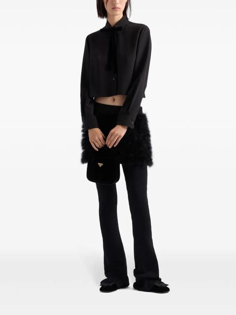 Prada bow-detail shirt - Black - zdjęcie produktu nr 2