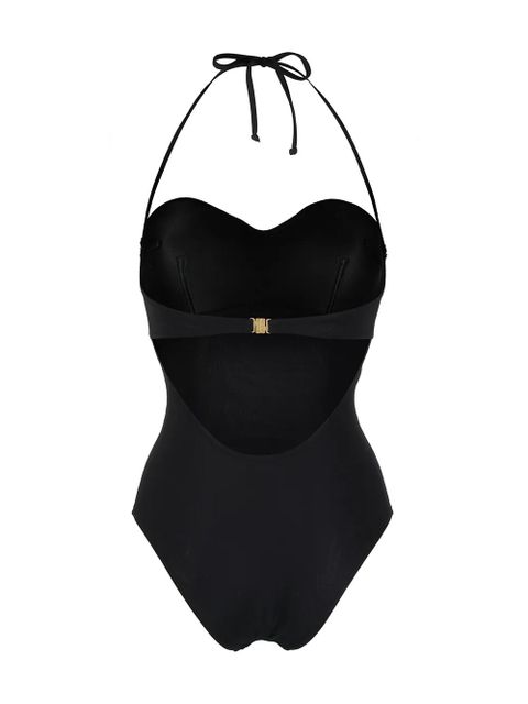 Moschino sweetheart-neck halterneck swimsuit - Black - zdjęcie produktu nr 2