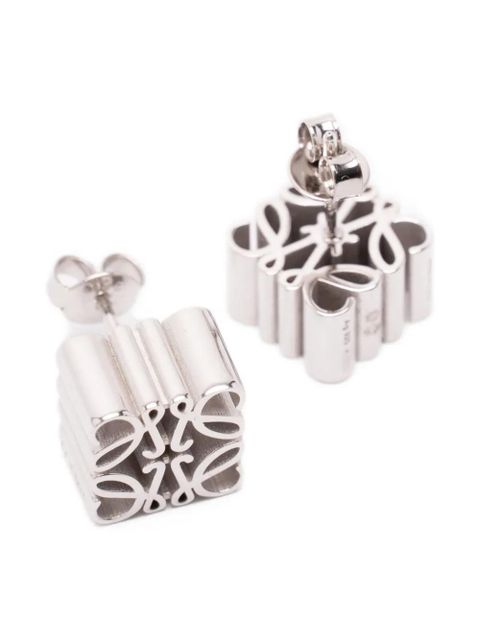 LOEWE Anagram stud earrings - Silver - zdjęcie produktu nr 2