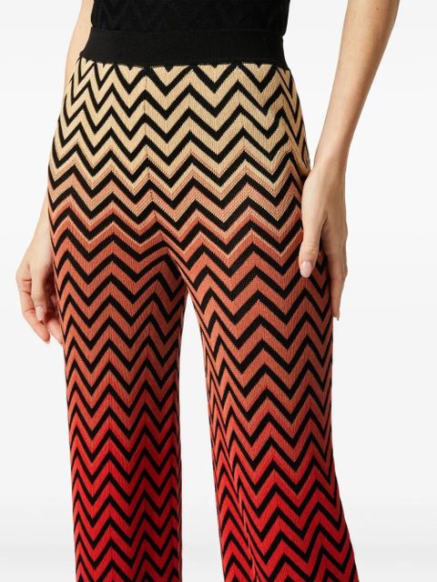 Missoni Zigzag-pattern trousers - Black