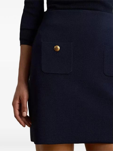 Lauren Ralph Lauren pocket mini skirt - Blue