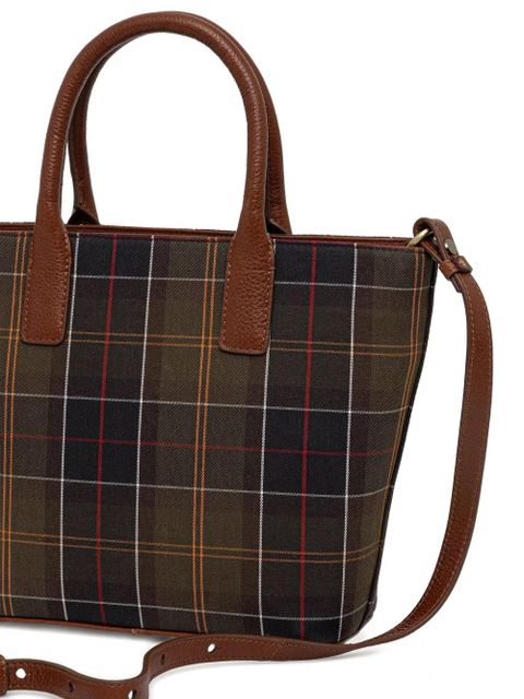 Barbour Birch tartan-pattern tote bag - Brown