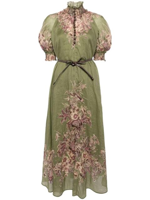 ZIMMERMANN Ottie Swing maxi dress - Green - zdjęcie produktu nr 1